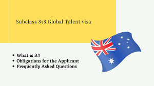 Australia visa sub class 858